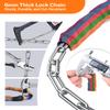 Sportneer Bike Lock: 5 Digit Combination High Security Anti Theft Bike Chain Lock - 3.2/3.6/4ft Heavy Duty Resettable Keyless Bicycle Lock for Bike, Motorcycle, Scooter, Door & Gate - 6mm Thick view 4