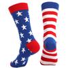 xywlwoer American Flag Socks for Men Women, 4th of July Middle Socks Stars and Stripes Patriotic USA Freedom Day Gifts view 4