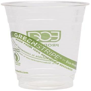 Eco-Products, Inc Eco-Products EP-CC16-GS GreenStripe Renewable & Compostable Cold Cups, 16 oz, (Case of 1000) (Single Pack)