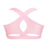 Loloda Kids Girls' Sleeveless Keyhole Back Crop Top Dance Gym Yoga Workout Sport Bra Camisole Dancewear Pink 8 Years view 1