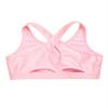 Loloda Kids Girls' Sleeveless Keyhole Back Crop Top Dance Gym Yoga Workout Sport Bra Camisole Dancewear Pink 12 Years view 4
