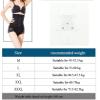 Postpartum Panty With Volcanic Stone Back Release Butt Lifter Shapewear Magnetic Therapy Warmth Body Shaper Shorts (Color : B-Green, Size : XX-Large) view 3