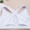 Loloda Kids Girls' Sleeveless Keyhole Back Crop Top Dance Gym Yoga Workout Sport Bra Camisole Dancewear White 6 Years view 4