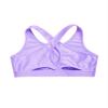 Loloda Kids Girls' Sleeveless Keyhole Back Crop Top Dance Gym Yoga Workout Sport Bra Camisole Dancewear Purple 10 Years view 4