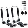 Goplus Kayak Roof Rack, 2 Pcs Folding J Bar Kayak Mount Rack for SUV Truck Car Crossbar, Include Ratchet Straps, Protective Foam Pad, Adjustable Universal Kayak Carrier for Canoe SUP Boat (Unilateral) view 1