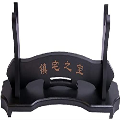 Sword Stand Katana Stand Assembly 1,2,3 Layer Black Samurai Sword Holder Stand Rack Display for Katana Wakizashi Tanto (1 Layer)