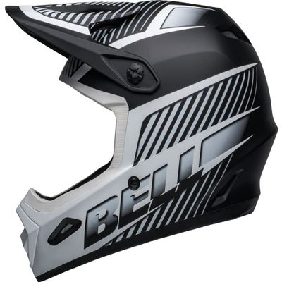 BELL Transfer Adult Full Face Bike Helmet - Matte Black/White (2023), X-Large (59-61 cm)