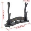 Sword Stand Katana Stand Assembly 1,2,3 Layer Black Samurai Sword Holder Stand Rack Display for Katana Wakizashi Tanto (2 Layer) view 2