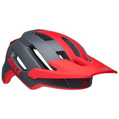 Bell 4Forty Air MIPS Adult Mountain Bike Helmet - Matte Gray/Red (2022), Large (58-62 cm)