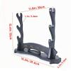 Sword Stand Katana Stand Assembly 1,2,3 Layer Black Samurai Sword Holder Stand Rack Display for Katana Wakizashi Tanto (3 Layer) view 2