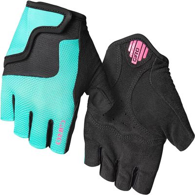 Giro Bravo Jr Youth Bicycle Gloves Screaming Teal/Neon Pink Large