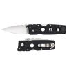 Cold Steel Hold Out 3" S35VN Plain Blade 4" G-10 Handle Everyday Carry Pocket Folding Knife w/Tri-Ad Lock, Pocket Clip view 2