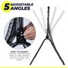Victorem Lacrosse Rebounder for Backyard - 6x4 Ft. Volleyball Rebounder, Bounce Back Net with 5 Rebound Angles & 8 Balls - Rebound Net for Lacrosse, Baseball, Tennis & Softball view 3