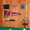 Red Sox 9 Time Champions Pennant Flag view 2