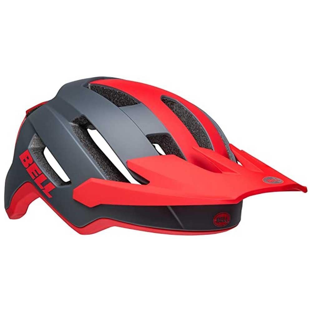 Bell 4Forty Air MIPS Adult Mountain Bike Helmet - Matte Gray/Red (2022), Medium (55-59 cm)