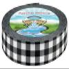 Country Brook Design - Black & White Buffalo Plaid Polyester Webbing (2 Inch, 50 Yards) view 1