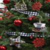 Country Brook Design - Black & White Buffalo Plaid Polyester Webbing (2 Inch, 50 Yards) view 3