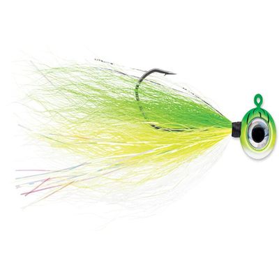 Moon Tail Jig 3/8 Green Fire UV