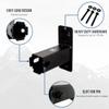 StoreYourBoard Hitch Wall Mount, Bike and Cargo Rack Hanging Garage Organizer, Trailer Hitch Receiver Storage, Holds Max 175 lbs (1.25 inch) view 2