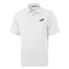 Cutter & Buck Men's White Philadelphia Eagles Big & Tall Virtue Eco Pique Recycled Polo view 1