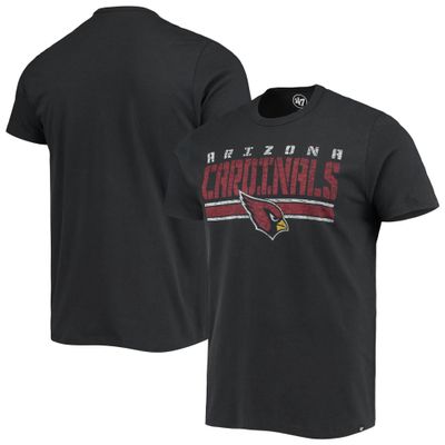 47 Men's Black Arizona Cardinals Team Stripe T-Shirt