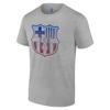 Icon Sports Officially Licensed FC Barcelona Cotton T-Shirt - Unisex Adult - FCB153CT Heather Grey M view 1
