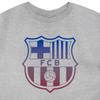 Icon Sports Officially Licensed FC Barcelona Cotton T-Shirt - Unisex Adult - FCB153CT Heather Grey M view 3