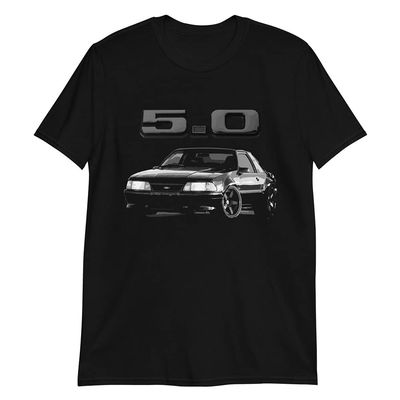 1988 Fox Body Stang 5.0 Short-Sleeve Unisex T-Shirt Black