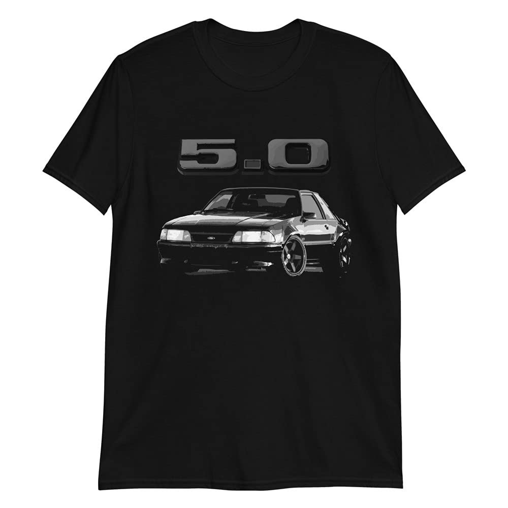 1988 Fox Body Stang 5.0 Short-Sleeve Unisex T-Shirt Black