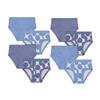 Buyless Fashion Boys Comfy Briefs Soft Cotton Polka Dot Toddler Underwear 8 Pack - BW21-8-BD-2-3 Blue view 1