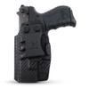 Concealed Carry Iwb Kydex Holster - by Houston | Lined Inside for Strong Retention and Maximum Protection | Reinforced Plastic Clip | Carbon Fiber | Lightweight Durable | for Walther PK 380 view 1