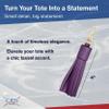 CRS Cross Rink Side Tote. Ice Skating Accessory Bag-Figure Skating, Roller, Inline Skaters, Dance, Cheer.Organizes Guards Water Bottle Phone (Style Set, Purple Violet) view 2
