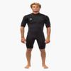 7 Seas 2-2 Short Sleeve Chest Zip Spring Wetsuit Black S view 2