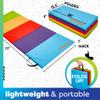 Antsy Pants Tumbling Mat  Gymnastics Mat, Easy to Clean Gym Mat, Sturdy, Foldable Tumbling Mat for Kids, Padded, Lightweight, Portable, Carrying Handle, Gymnastics Equipment for Activity Play view 3