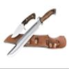 GK&CO. Kukri House- 14 Inch Blade Predator EUK Survival Machete Khukukri Military Knife with Small Utility-Handmade in Nepal