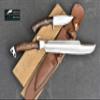 GK&CO. Kukri House- 14 Inch Blade Predator EUK Survival Machete Khukukri Military Knife with Small Utility-Handmade in Nepal view 2