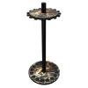 Rush Creek Creations 16-Rod Round Fishing Rod Holder for Garage, 360 Access Fishing Pole Holder for Rods, Reels, Gear, Accessories, and Tackle Box, Securely Holds 16 Rods, Bass view 2