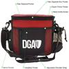 DGA Disc Golf Starter Disc Golf Bag (Red), 5 Pocket Disc Golf Bag Holds 8 to 10 Discs, (BG-R) view 2