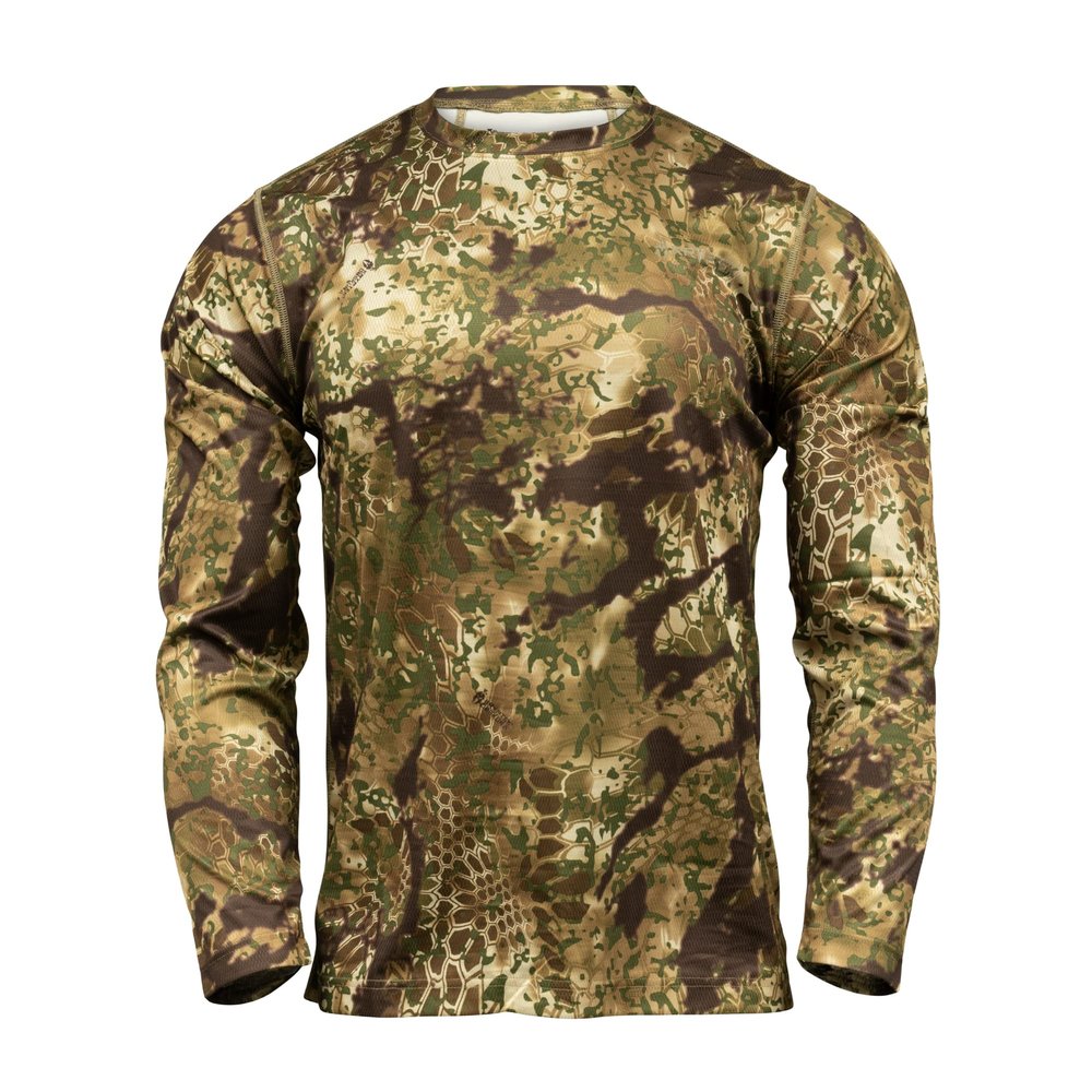 Kryptek Hyperion Long Sleeve, Lightweight, Breathable, Stealthy Camo Hunting and Fishing Shirt