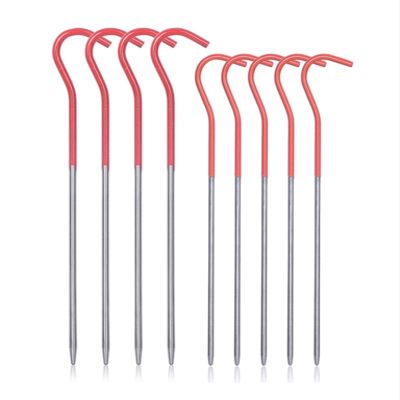 Titanium Alloy Tent Pegs Camping Tent Stakes Portable Canopy Nail Ground Pin Tent Accessories DaJiKan (Color : 3mm 8pcs)