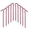 10 Packs Outdoors Tent Stakes Pegs,Ultralight Hook Tent Pegs Canopy Stakes Tent Pegs Beach Tent Stakes DaJiKan view 1