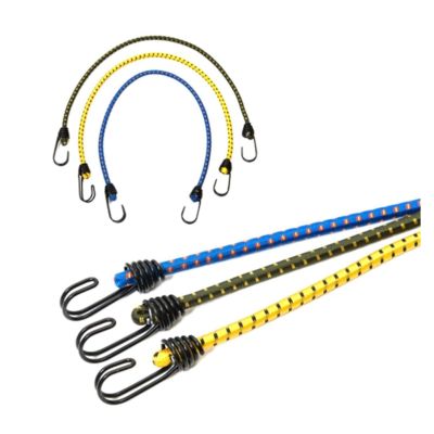 6pcs Bungee Cord High Elasticity Rubber Tied Rope with Hooks Outdoor Tent Assembly Camping Luggage Outdoor Accessories DaJiKan