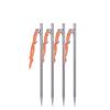 Titanium Tent Pegs Camping Tent Nails Stakes Heavy Duty Ground Pin Tent Accessories for Hard Ground 4/6pcs DaJiKan (Color : Ti1564BS 4Pcs 20cm) view 1