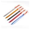 5pcs Tent Pegs 18cm Aluminum Tent Stake with Rope Outdoor Tent Nail Peg Tent Accessories Equipment DaJiKan (Color : 5pcs Blue) view 1