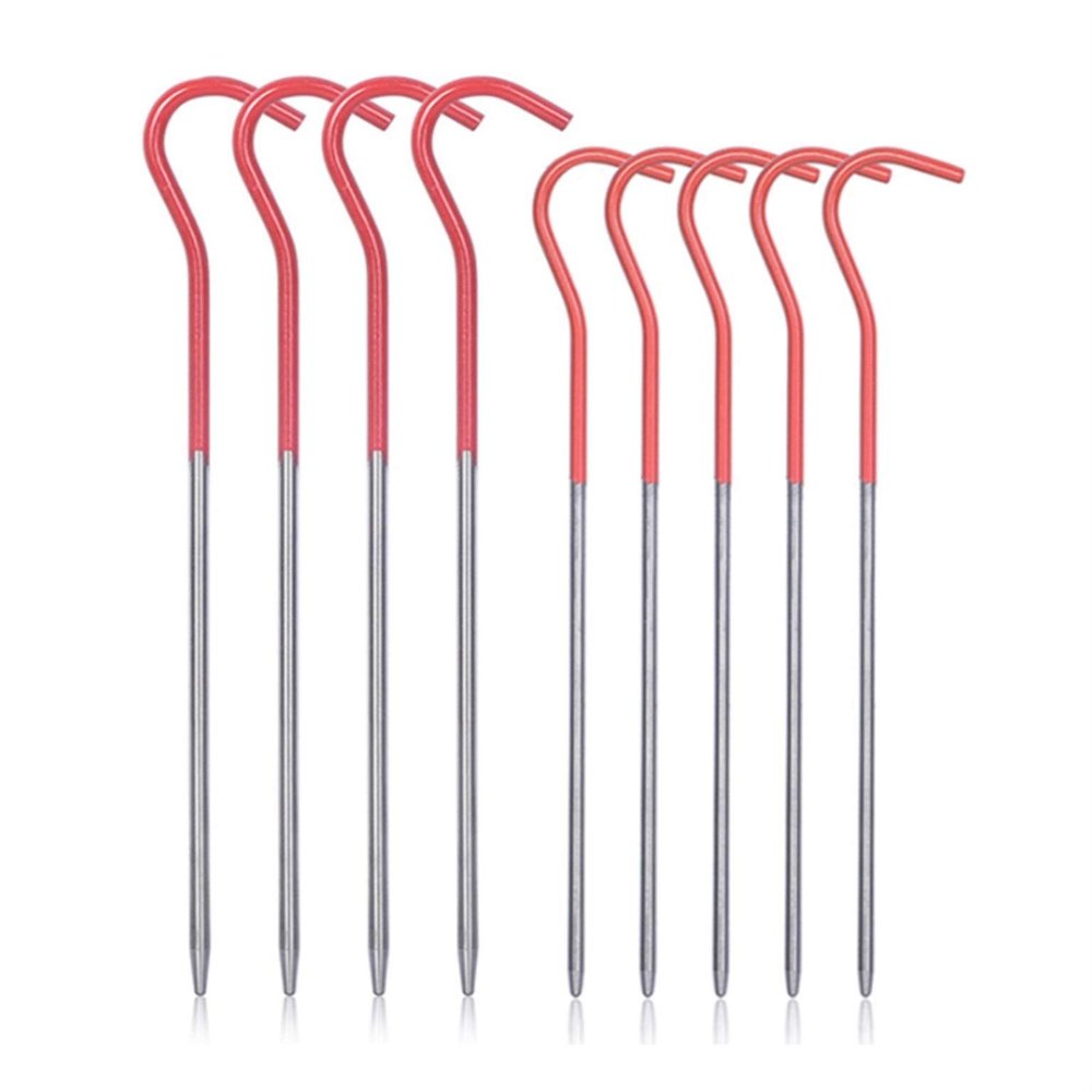 Titanium Alloy Tent Pegs Camping Tent Stakes Portable Canopy Nail Ground Pin Tent Accessories DaJiKan (Color : 3.5mm 8pcs)
