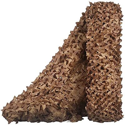 Camouflage NetsCamo NettingMilitary Tactical Camo Net Lightweight Mesh Bulk Roll Hunting Blinds for Hunting Camping Sunshade Decorations (Color : Desert, Size : 1.5Mx3M(4.9ftx9.8ft))