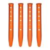 4Pcs Aluminum Tent Stakes Pegs in Snow and Sand Tent for Camping Boating Hiking Backpacking Picnic Shelter Shade Canopy DaJiKan view 1