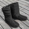 oiangi Snow Boots for Women Winter High Tube Fringed Round Toe Warm Waterproof Cloth Mid-Calf Boot Comfortable Stretch Slip-On Wedges Casual Shoes view 2
