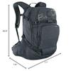 EVOC, Line Pro 30, Snow Backpack, 30L, Black, LXL view 4