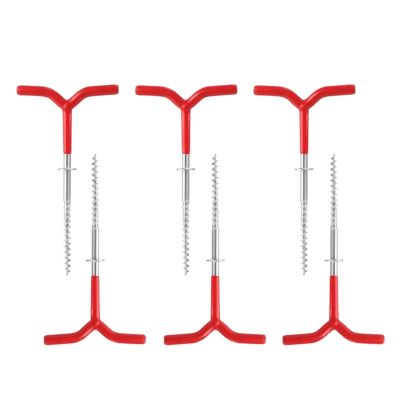 6 Packs Outdoors Tent Stakes Pegs,Ultralight Hook Tent Pegs Canopy Stakes Tent Pegs Beach Tent Stakes DaJiKan
